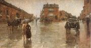 Childe Hassam Rainy Day Spain oil painting artist